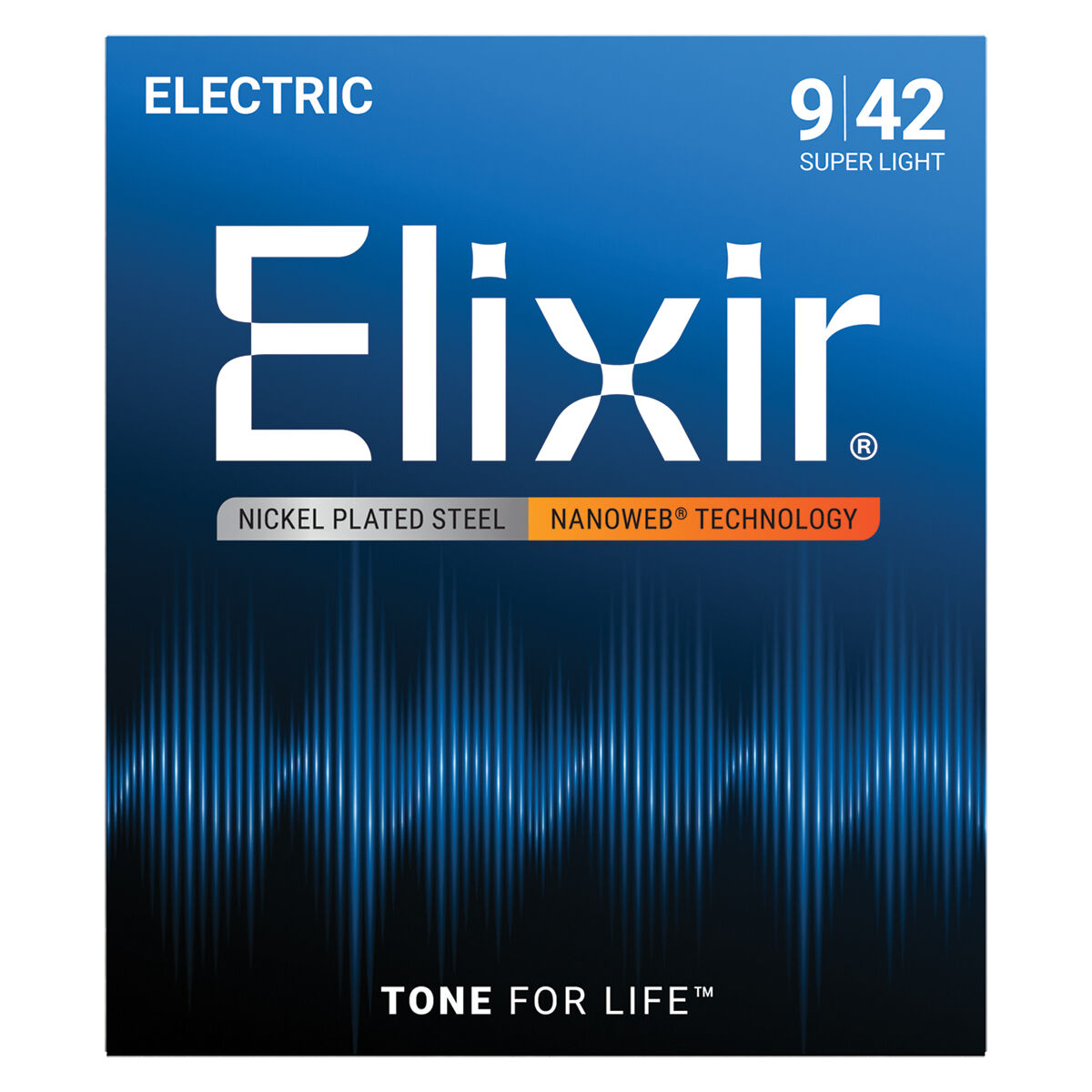 Elixir - Electric Nanoweb Super Light 9-42