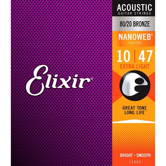 Elixir 80/20 Nanoweb Extra Light 10-47