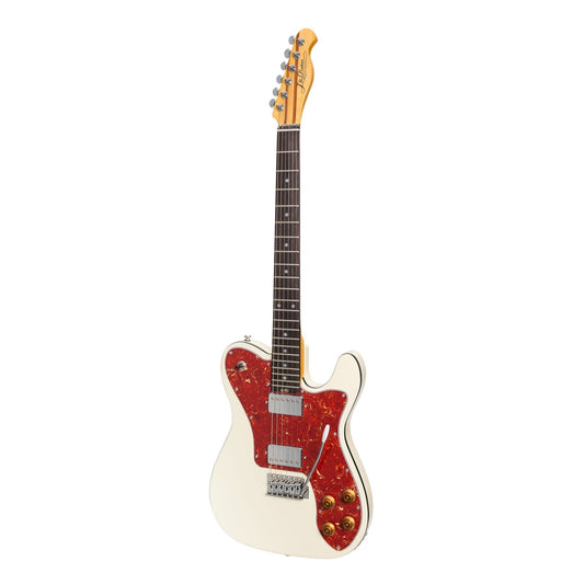 J&D Luthiers TL Style Electric Guitar - Ivory