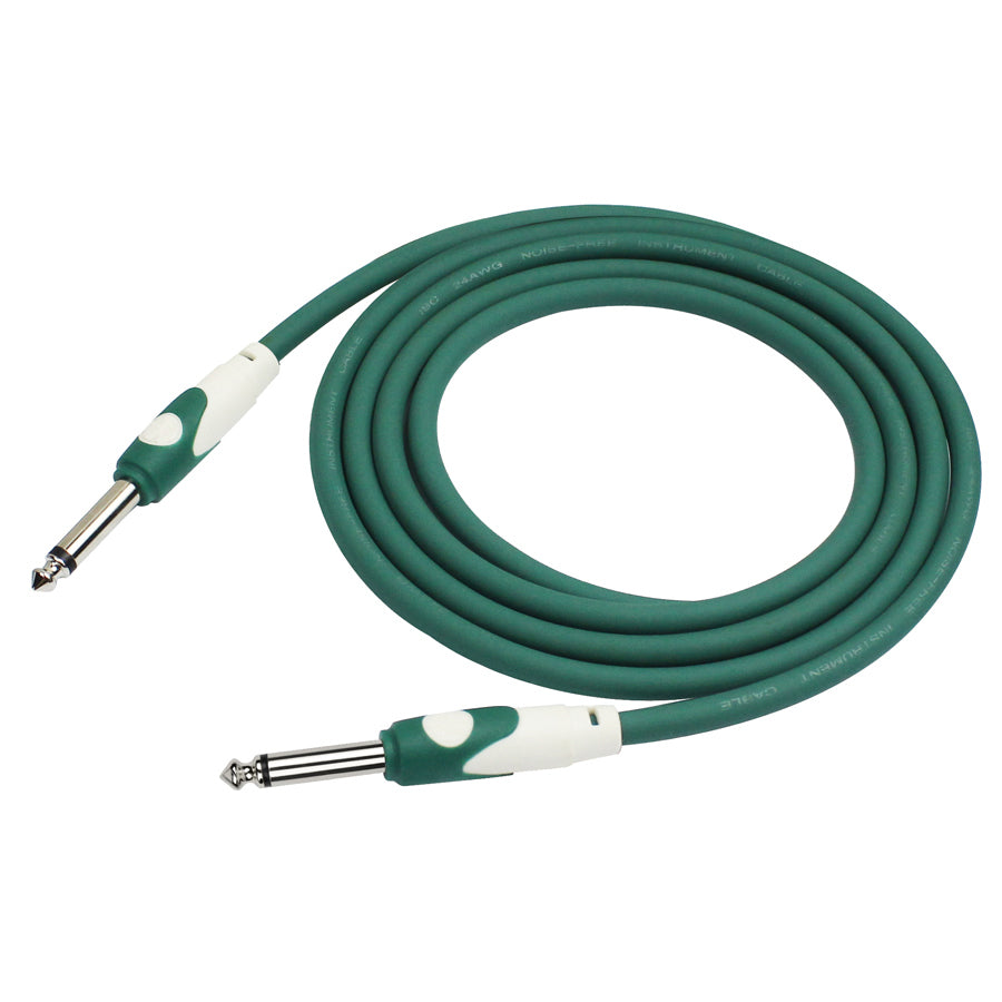 Kirlin KLGI201GR-20 LightGear Guitar Cable 20Ft - Green