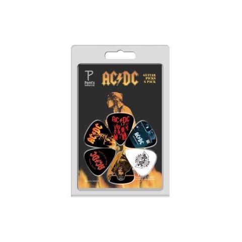 Perris 6-Pack Licensed AC/DC Guitar Picks Pack