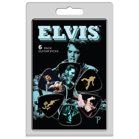 Perris 6-Pack Licensed Elvis Presley Guitar Picks Pack