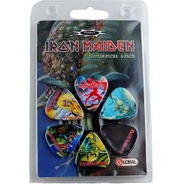 Perris 6-Pack Iron Maiden Licensed Guitar Picks Pack
