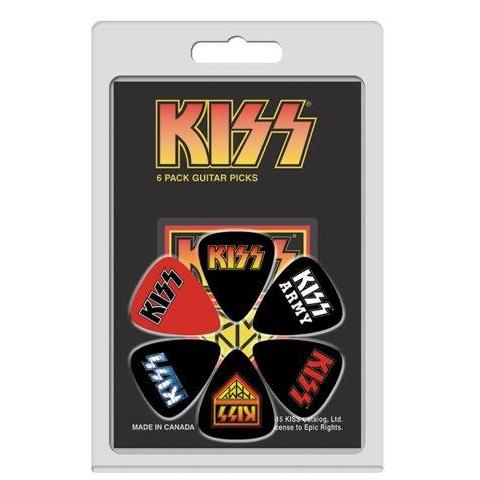 Perris 6-Pack Licensed KISS Guitar Picks Pack