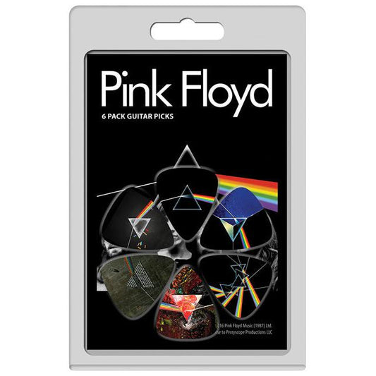 Perris 6-Pack Licensed Pink Floyd Guitar Picks Pack