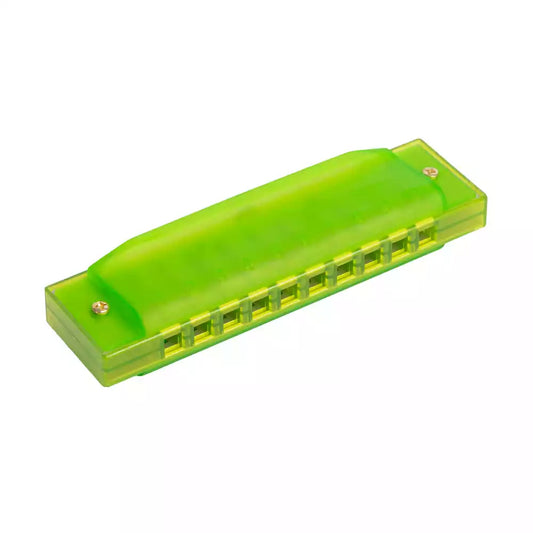 BRYDEN TRANSPARENT GREEN HARMONICA - C