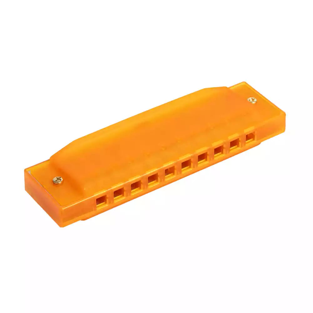 BRYDEN TRANSPARENT ORANGE HARMONICA - C