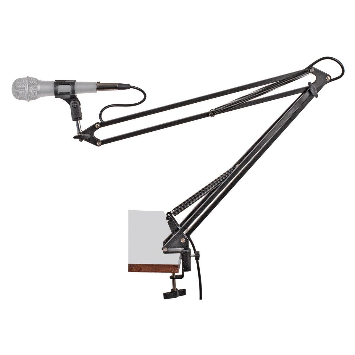 XTREME Desktop Microphone Boom Arm Inc XLR Microphone Cable