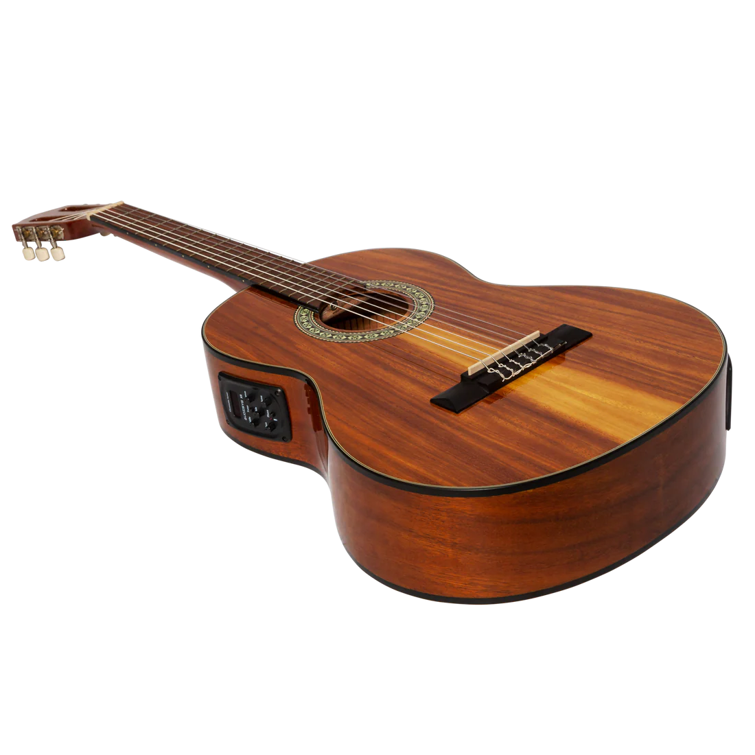 Martinez '51 Series' 3/4 Size Electric Classical Guitar - Koa (Gloss)