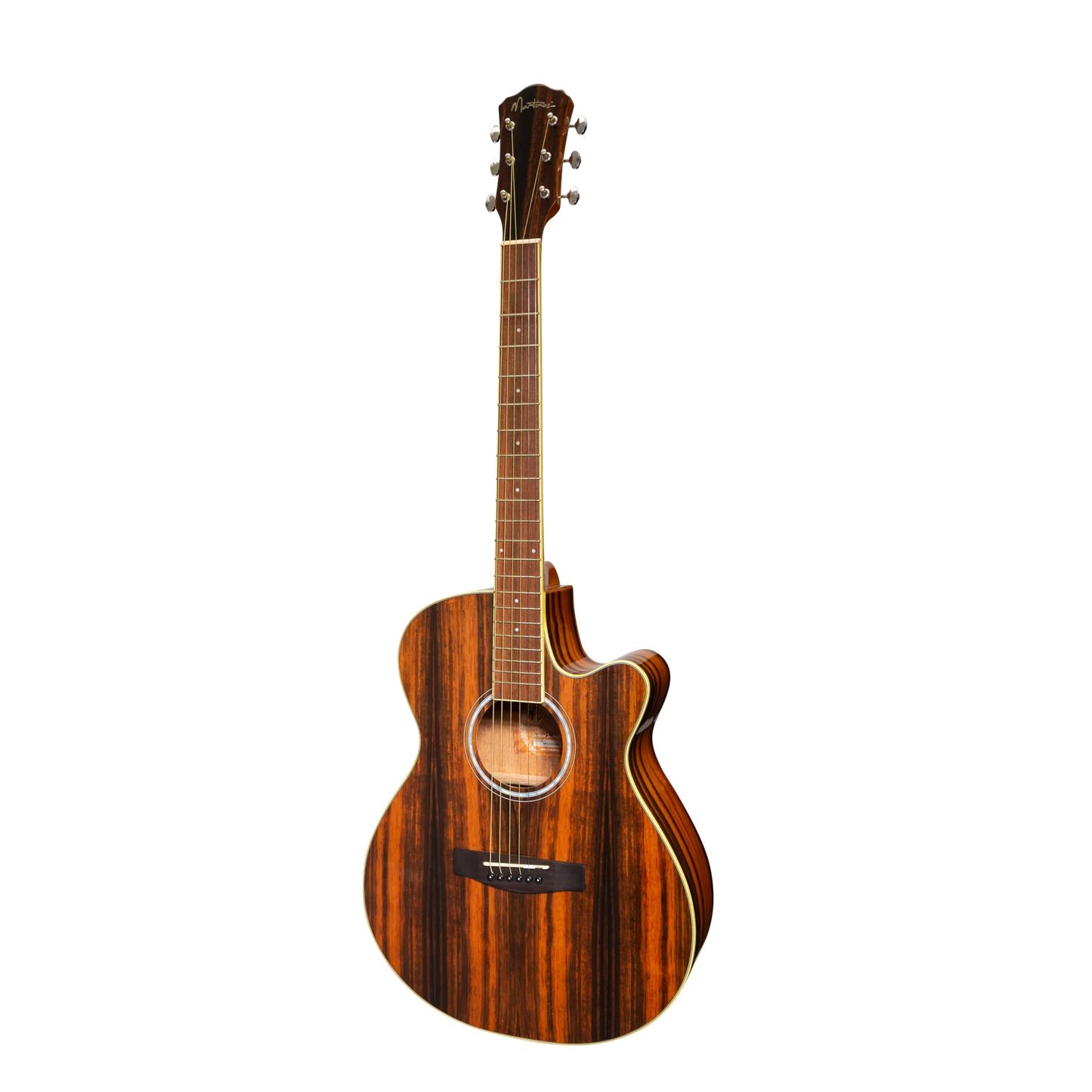 Martinez 51 Small Body Acoustic/Electric Guitar - Gloss