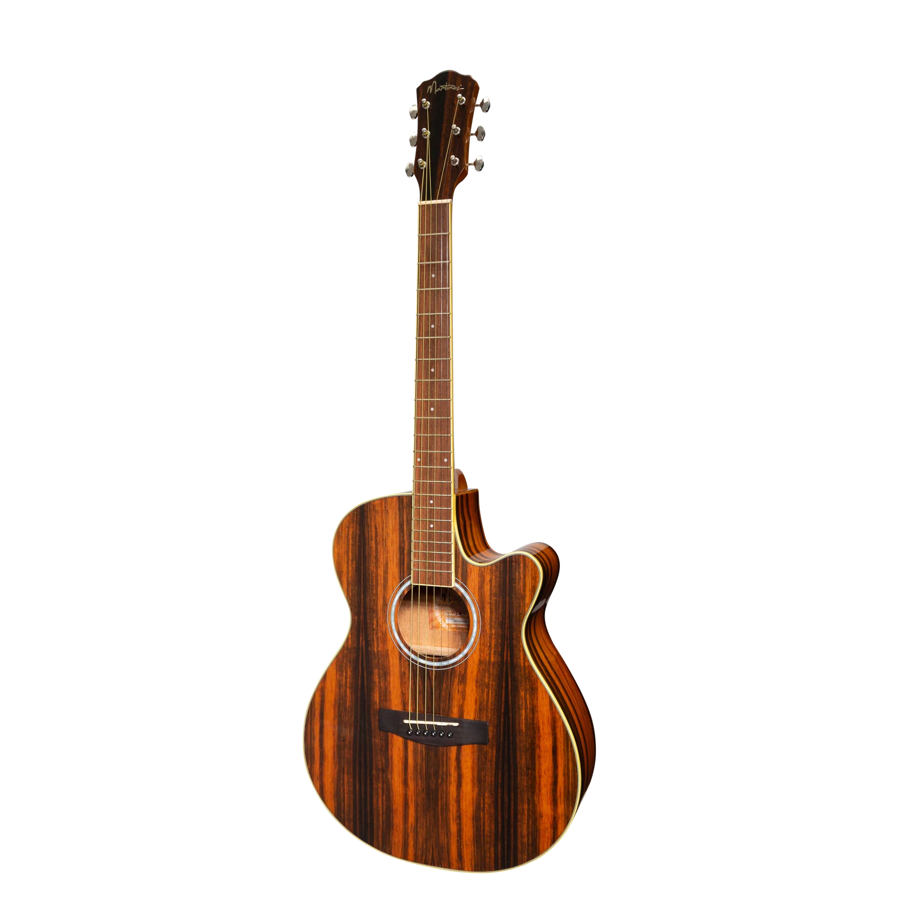 Martinez 51 Small Body Acoustic/Electric Guitar - Gloss