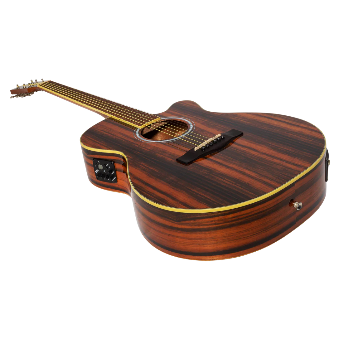 Martinez 51 Small Body Acoustic/Electric Guitar - Gloss