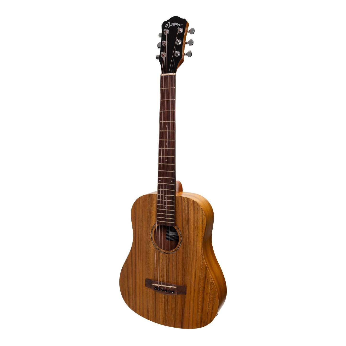 Martinez Babe Traveller Guitar w/ Pickup/Tuner - Koa