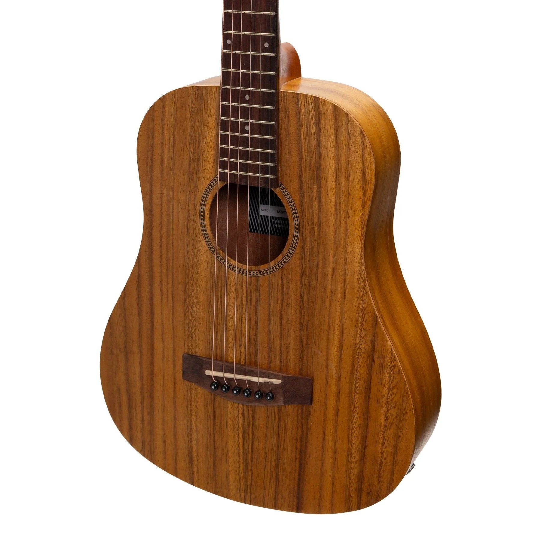 Martinez Babe Traveller Guitar w/ Pickup/Tuner - Koa