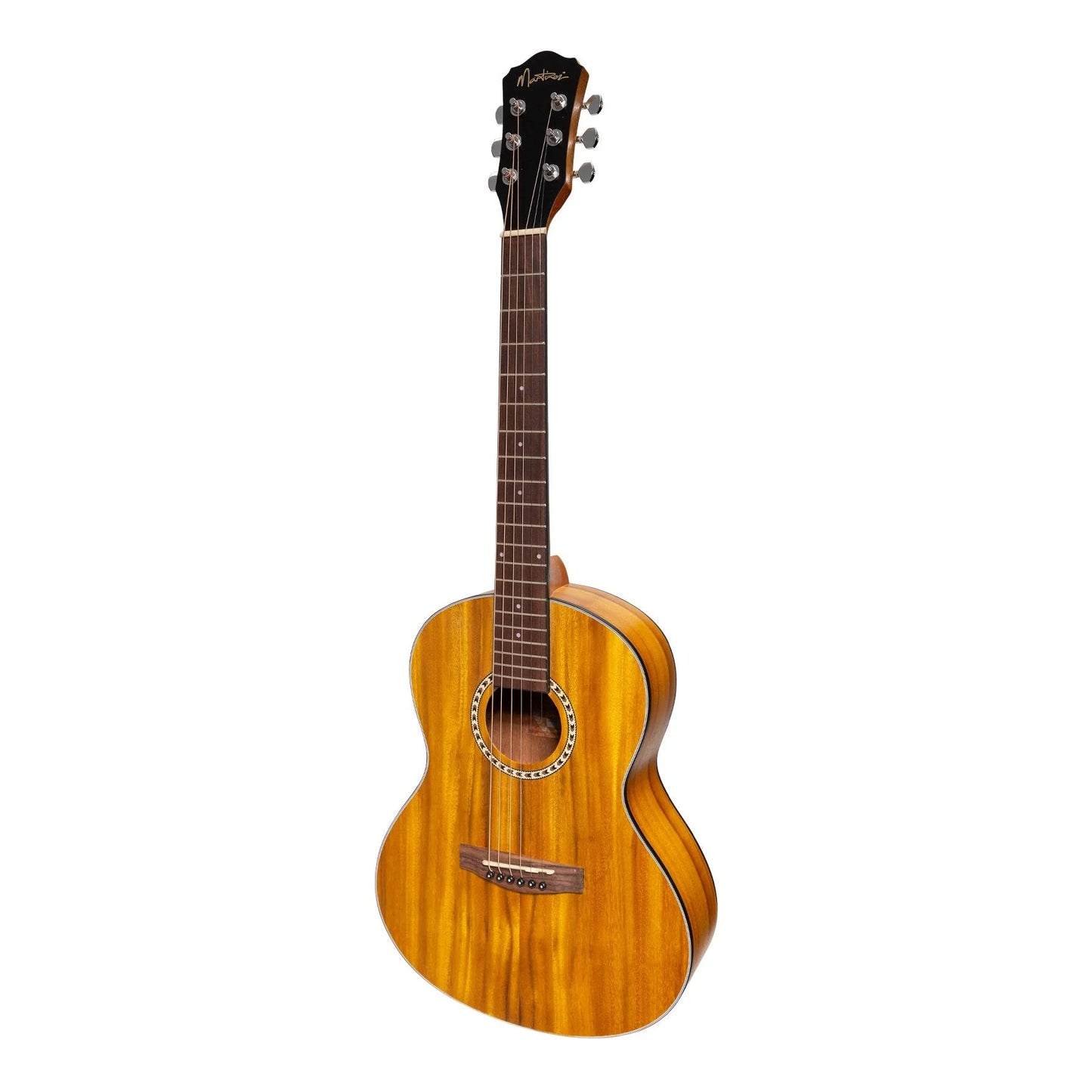 Martinez Acoustic 'Little-Mini' Folk Guitar - Koa