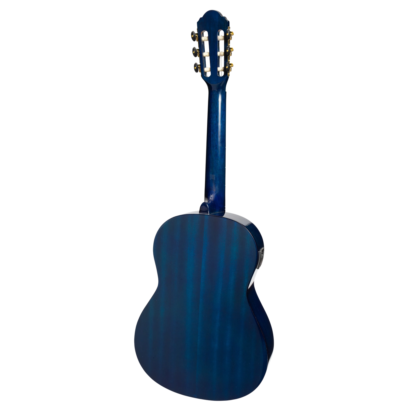 Martinez 3/4 Size Electric Classical Guitar with Tuner (Blue-Gloss)