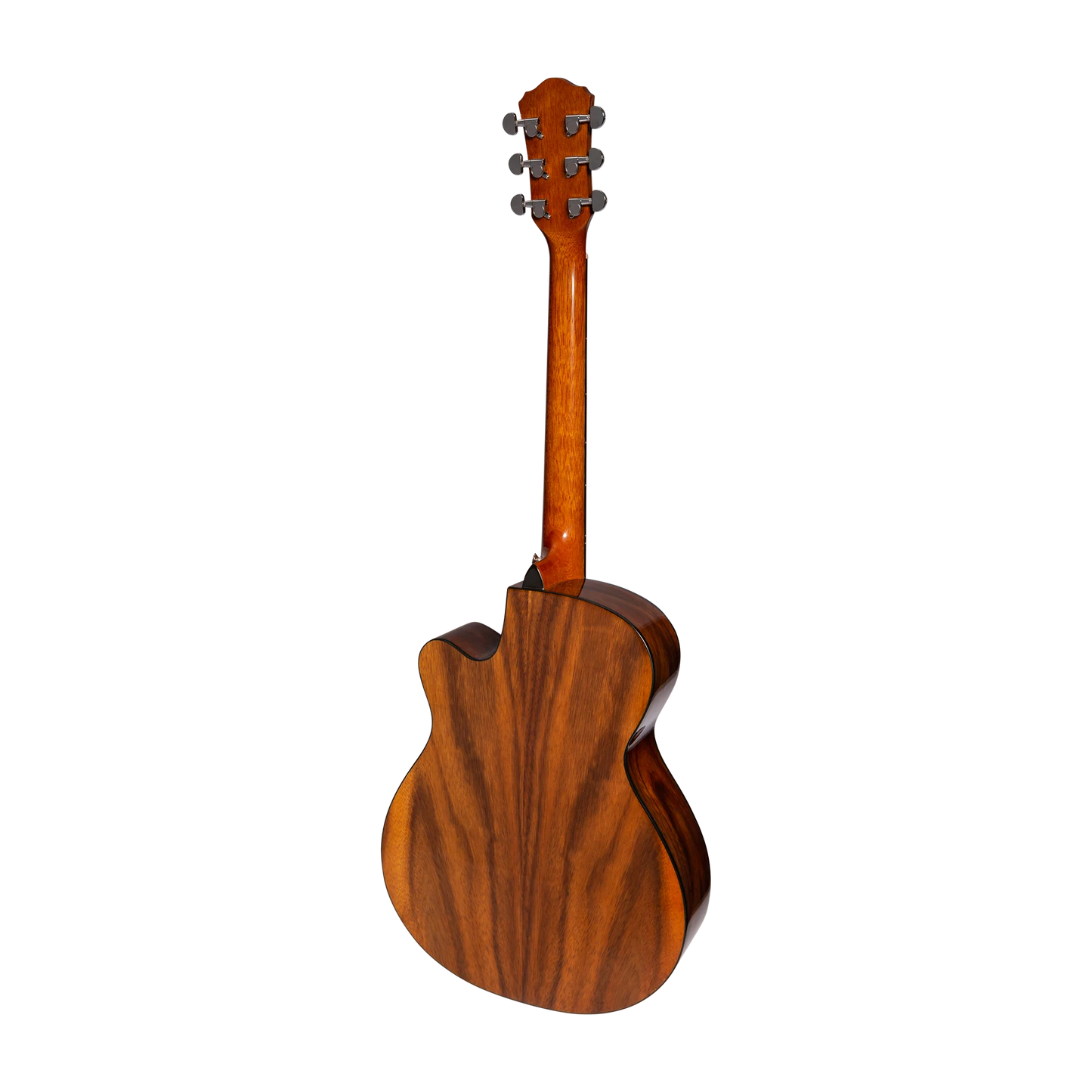 Martinez Jazz Hybrid Acoustic Gloss Small Body Cutaway Guitar (Rosewood)