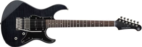 YAMAHA Pacifica 612VII FLAMED MAPLE TRANSLUCENT BLACK