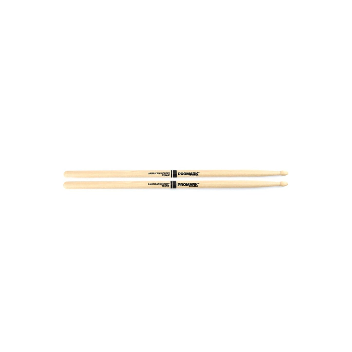 Promark 5A Wood Tip - American Hickory Drum Sticks