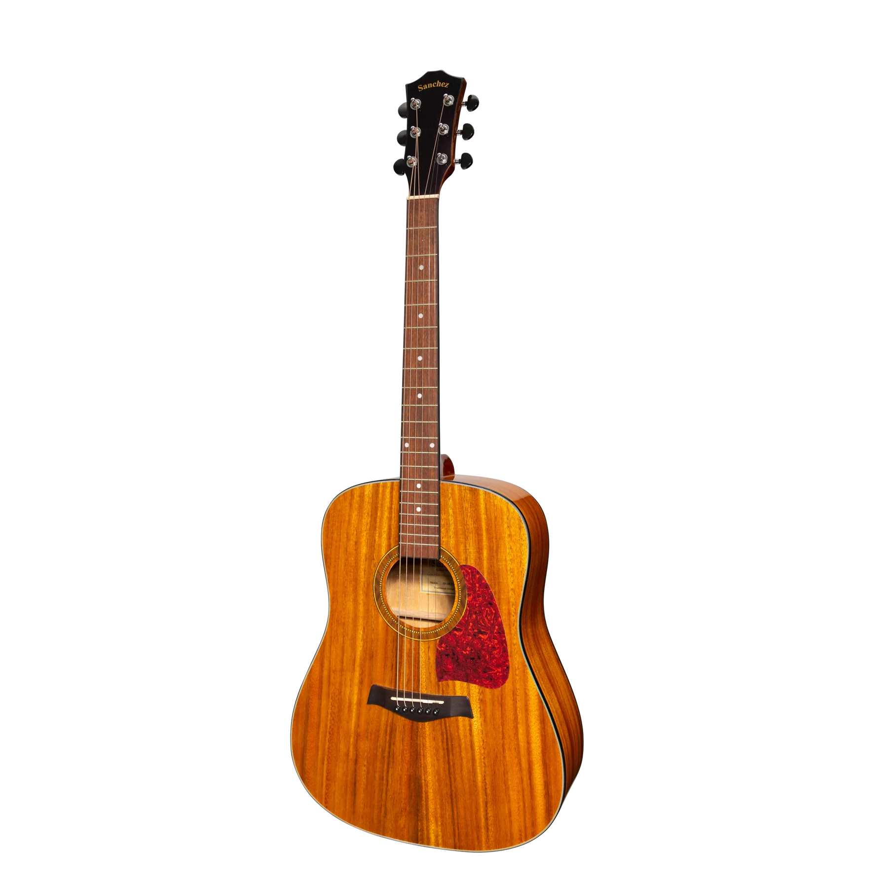 Sanchez Acoustic-Electric Dreadnought Guitar Koa (Gloss)