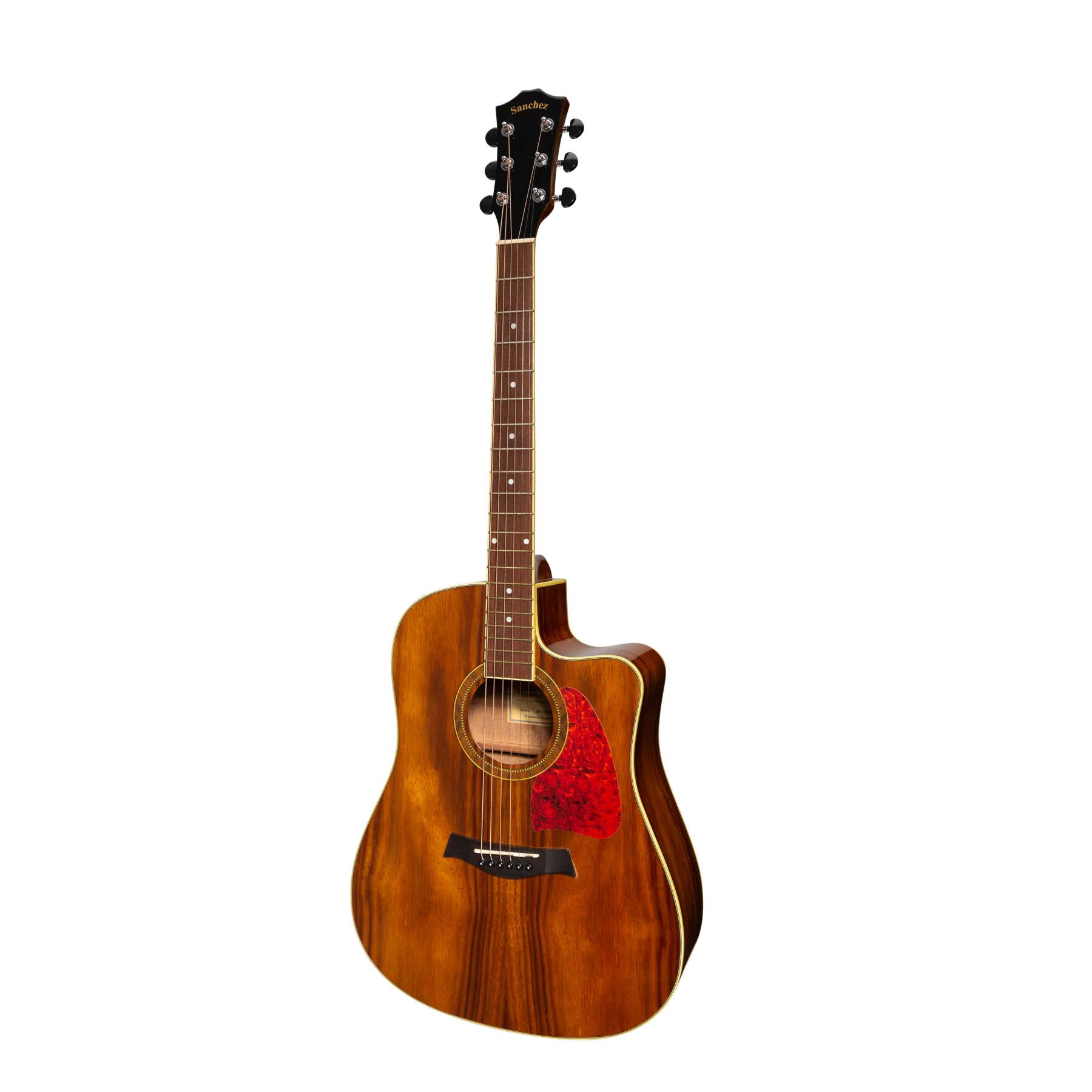 Sanchez Dreadnought Cutaway Acoustic/Electric Guitar