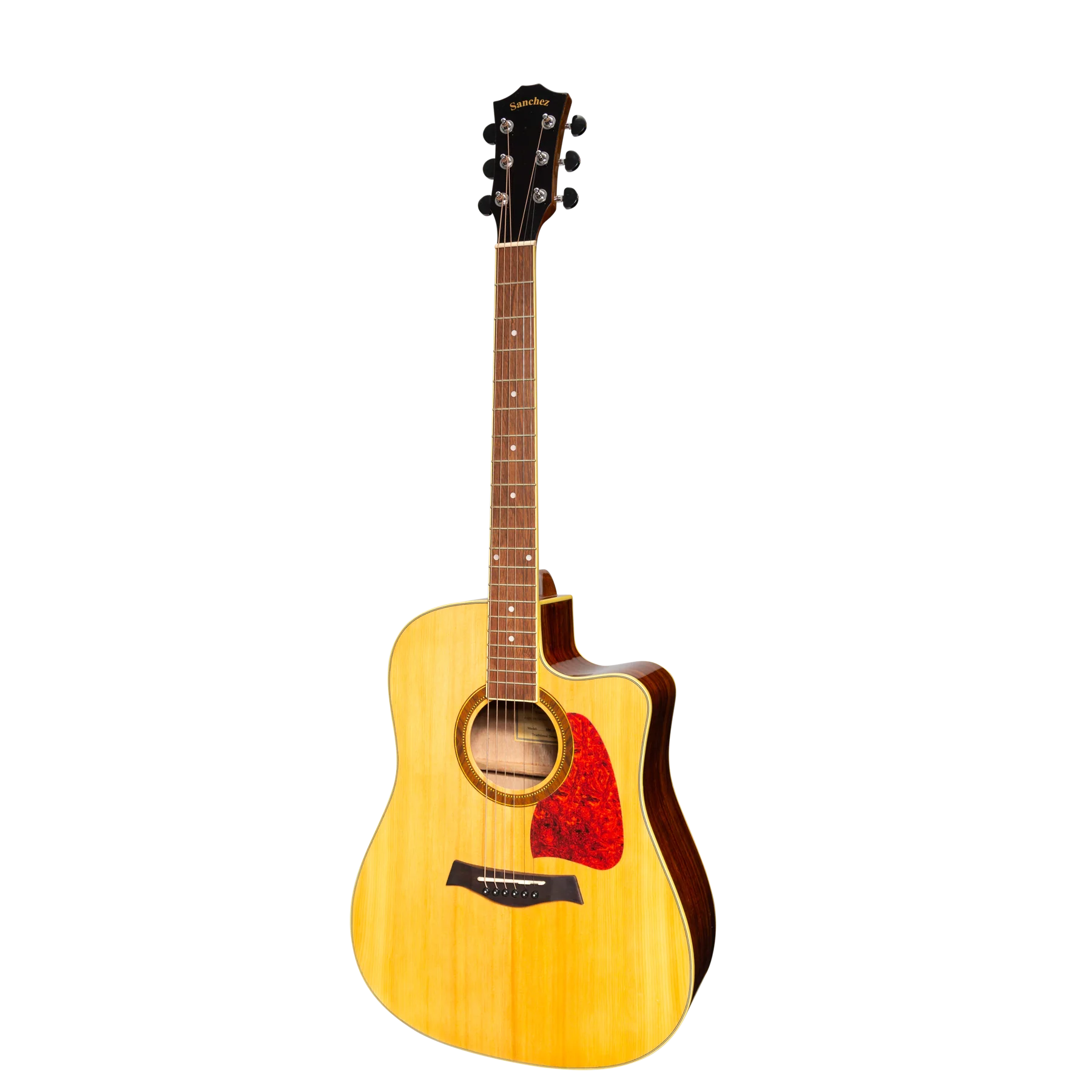 Sanchez Dreadnought Cutaway Acoustic/Electric Guitar