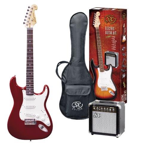 SX Electric guitar pack (Candy Apple Red)