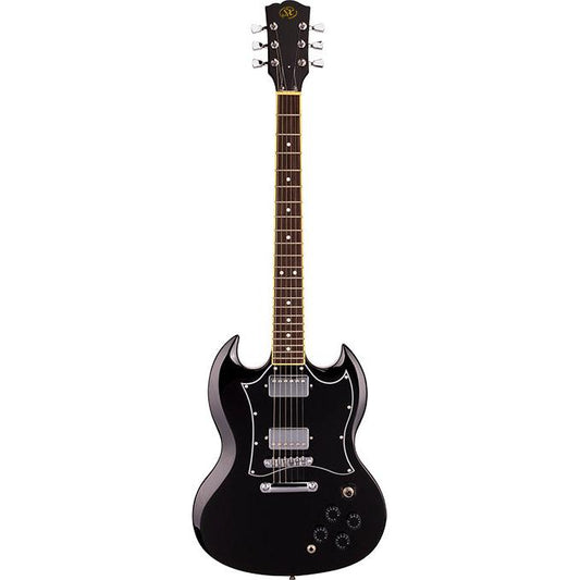 SX Black GTSE4SKB SG STYLE Electric Guitar Package