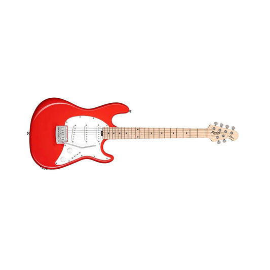 Sterling by Music Man Cutlass SSS - Fiesta Red Maple Board