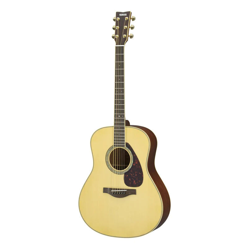 Yamaha LL6M Jumbo Size Acoustic Guitar with Piezo Pickup – Natural