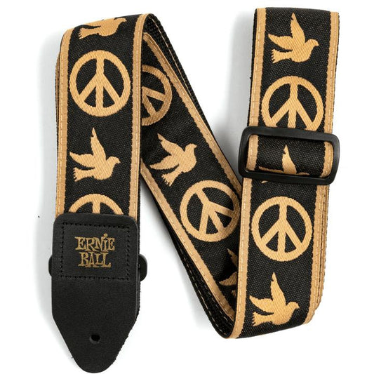 Ernie Ball Jacquard Guitar Strap - Peace Love Dove