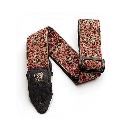 Ernie Ball Jacquard Guitar Strap - Imperial Paisley Red