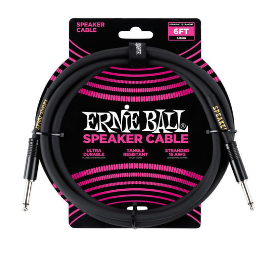 Ernie Ball 6' Speaker Cable Straight/Straight