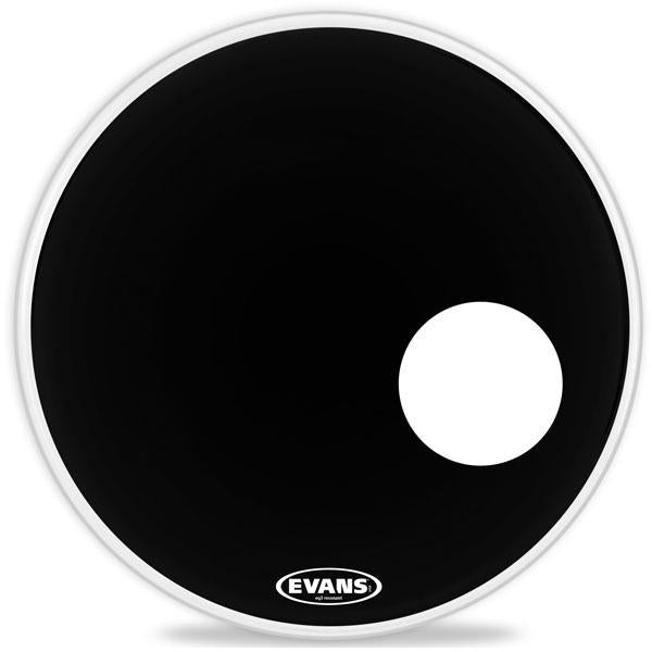 Evans Drum head - 22" EQ3 Black Bass Drum Reso