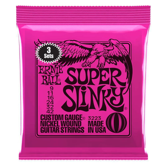 Ernie Ball Super Slinky 9-42  -  3 Pack